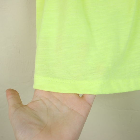 Carter’s Neon Yellow Ruffle Blouse Scoop Neck 12M - Picture 3 of 8